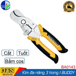 Kìm cắt dây đa năng cao cấp nhật bản 3 trong 1 buddy ba0143 175mm - standard japan