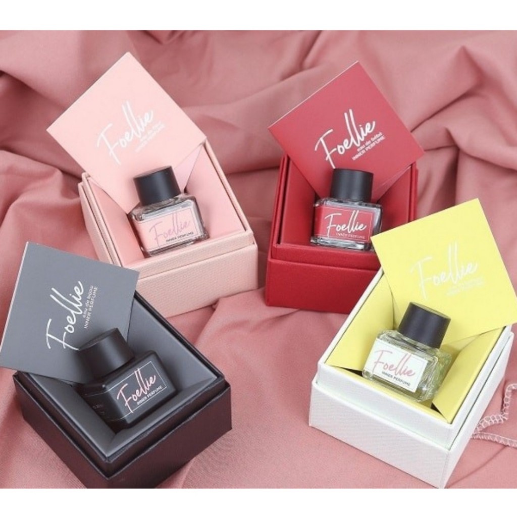 Nước Hoa Vùng Kín Hương Thơm Nồng Nàn, Mãnh Liệt Foellie Eau De Inner Beauty Perfume Bijou 5ml (Chai Đen - Best Seller)