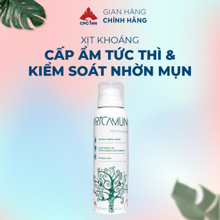 Xịt Khoáng dưỡng da, dịu da, cấp ẩm mịn màng kiểm dầu ARICAMUN Mineral Spray100ml