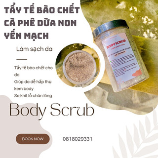 Bột tẩy tế bào chết cà phê dừa non hủ 500gram