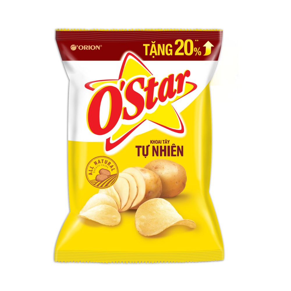 Bánh Snack ORION O'Star vị Tự Nhiên 63G