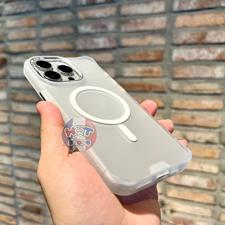 Ốp lưng nhám mờ HODA Rough Case MS cho IP 15 Pro Max / 15 Pro chống vân tay