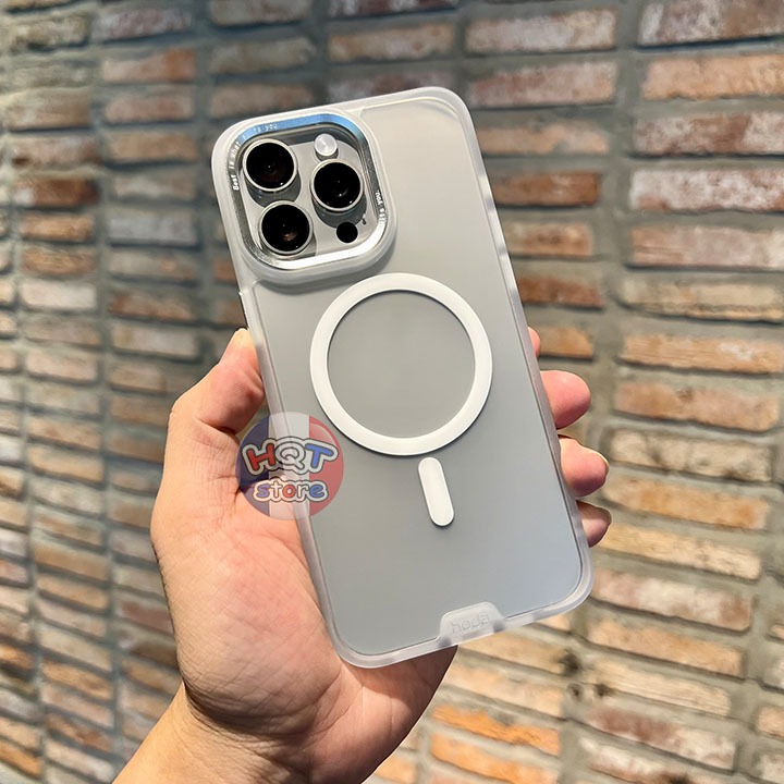 Ốp lưng nhám mờ HODA Rough Case MS cho IP 15 Pro Max / 15 Pro chống vân tay