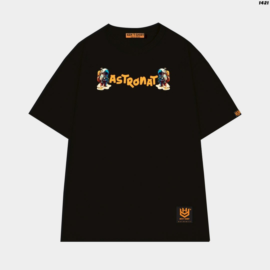 Áo thun WEED EVERYDAY Astronat Man 1421 cotton 75% tay lỡ unisex