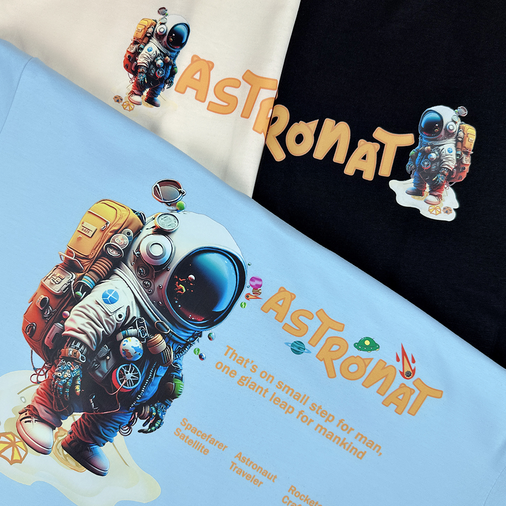 Áo thun WEED EVERYDAY Astronat Man 1421 cotton 75% tay lỡ unisex