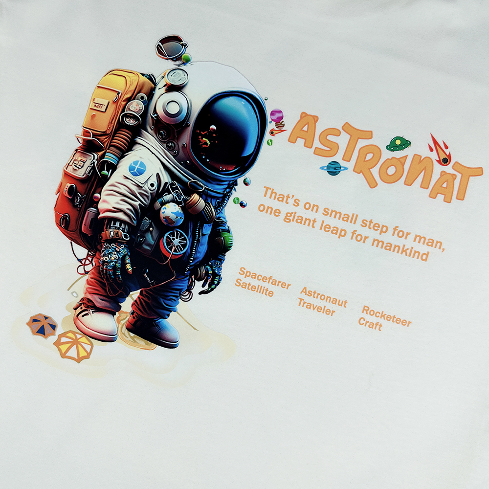 Áo thun WEED EVERYDAY Astronat Man 1421 cotton 75% tay lỡ unisex