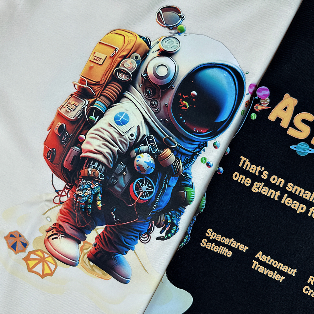 Áo thun WEED EVERYDAY Astronat Man 1421 cotton 75% tay lỡ unisex