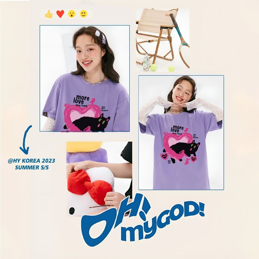 Áo phông nam nữ WEED EVERYDAY Black Cat 1473 form rộng tay lỡ