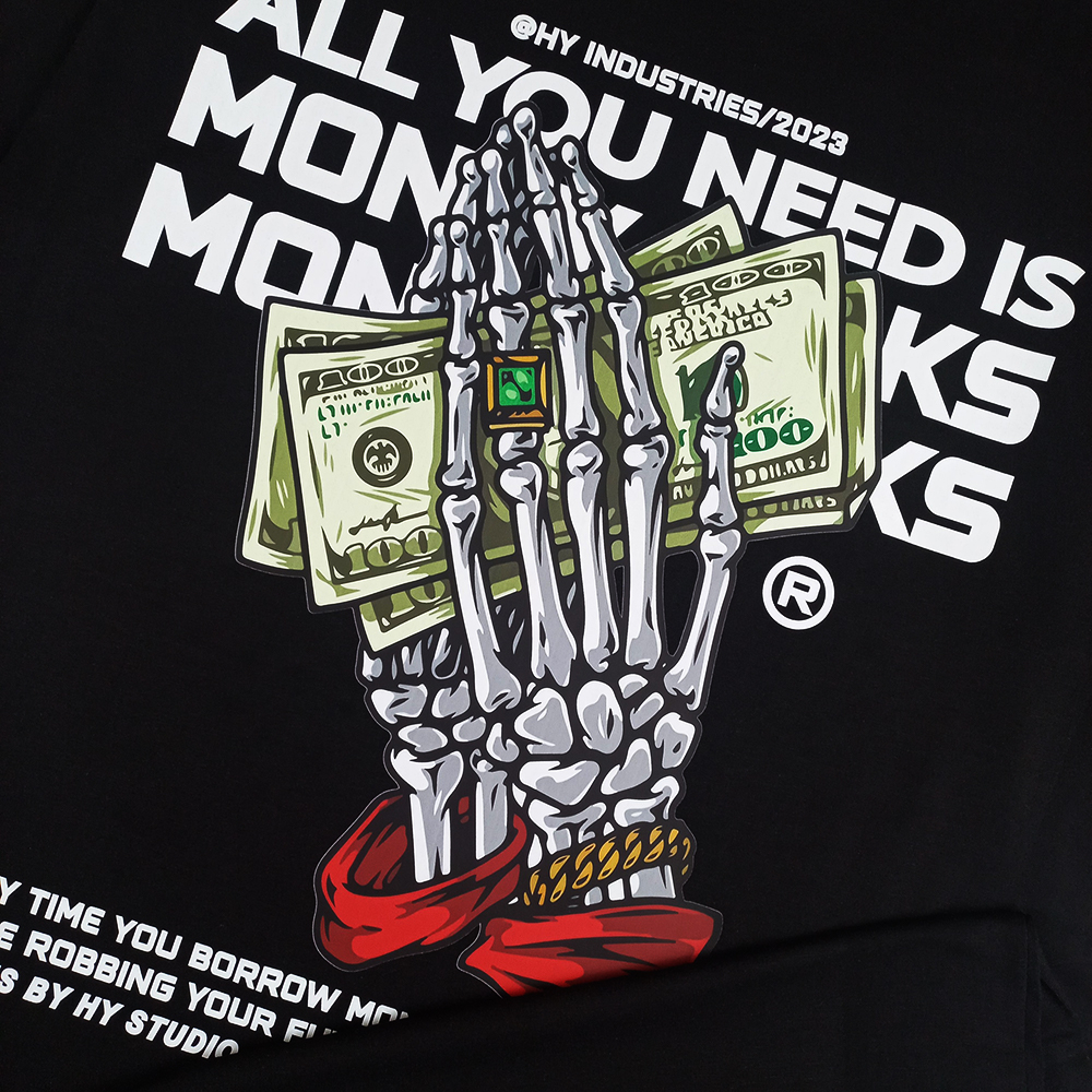 Áo Thun LocalBrand WEED EVERYDAY Money Talks Art 1424 Form Rộng Unisex