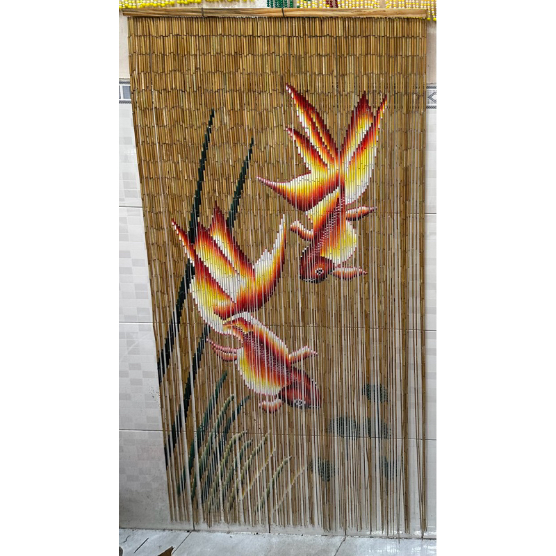 MÀN ỐNG TRÚC TRE CÓ HÌNH ĐỦ MẪU - TRÚC TRE KHÔNG HÌNH TREO CỬA - MÀNH RÈM ỐNG TRÚC TRE