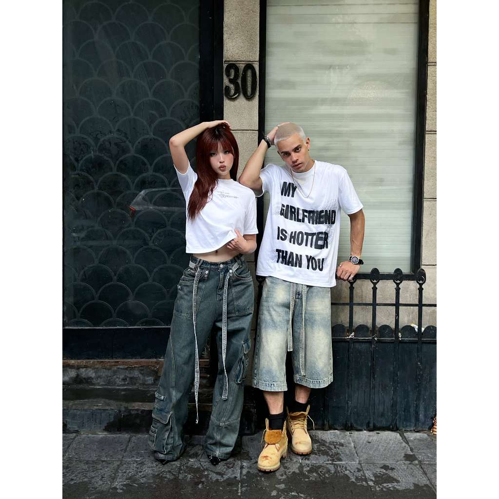 Áo Thun Unisex Form Overfit MY GIRLFRIEND TSG 100% Cotton - Local Brand Chính Hãng