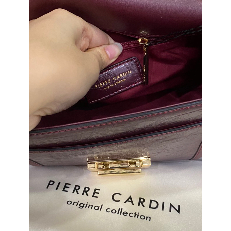 Túi hiệu PIERECARDIN của Pháp da thật hàng chính hãng