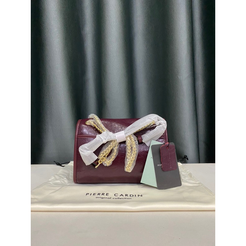 Túi hiệu PIERECARDIN của Pháp da thật hàng chính hãng