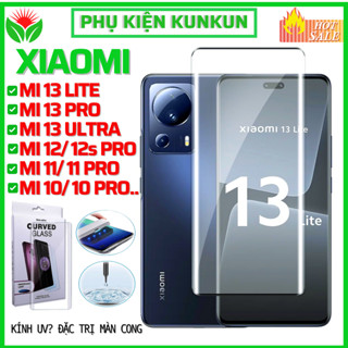 Kính Cường Lực Xiaomi Mi 13 Lite 13 Pro 13 Ultra Mi 12s Pro 12 Ultra 11 10 10s Ultra Pro Note 10 Lite Pro 5G 4G - UV xịn