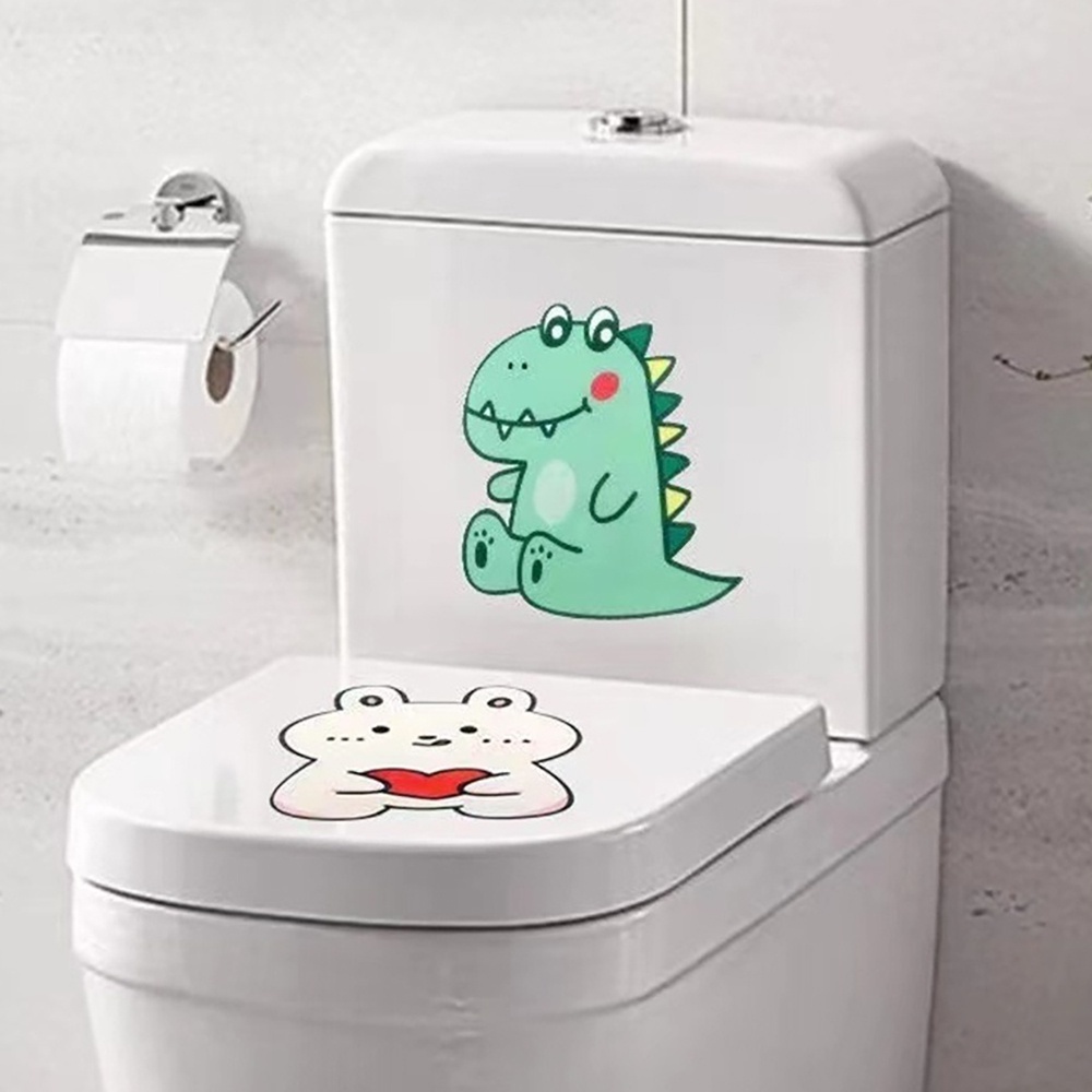 MVP3668 Dán Toilet Khử Mùi Hình Khủng Long / Thỏ / Gấu Hoạt Hình Dễ Thương