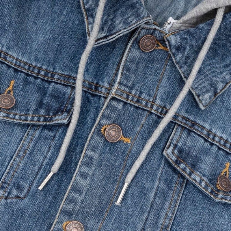 Áo Khoác Bò Celin Mũ 2 Lớp Cao Cấp-Áo Hoodie Khoác Bò Nam Nữ Xám Đen Hàng Đẹp Chuẩn Form