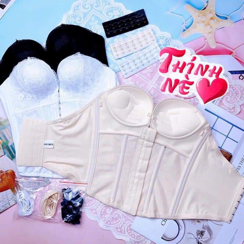 SIÊU PHẨM ÁO LÓT ĐỊNH HÌNHÁO CORSET TOÀN THÂN - NÂNG NGỰC SIẾT EO HOÀN HẢO