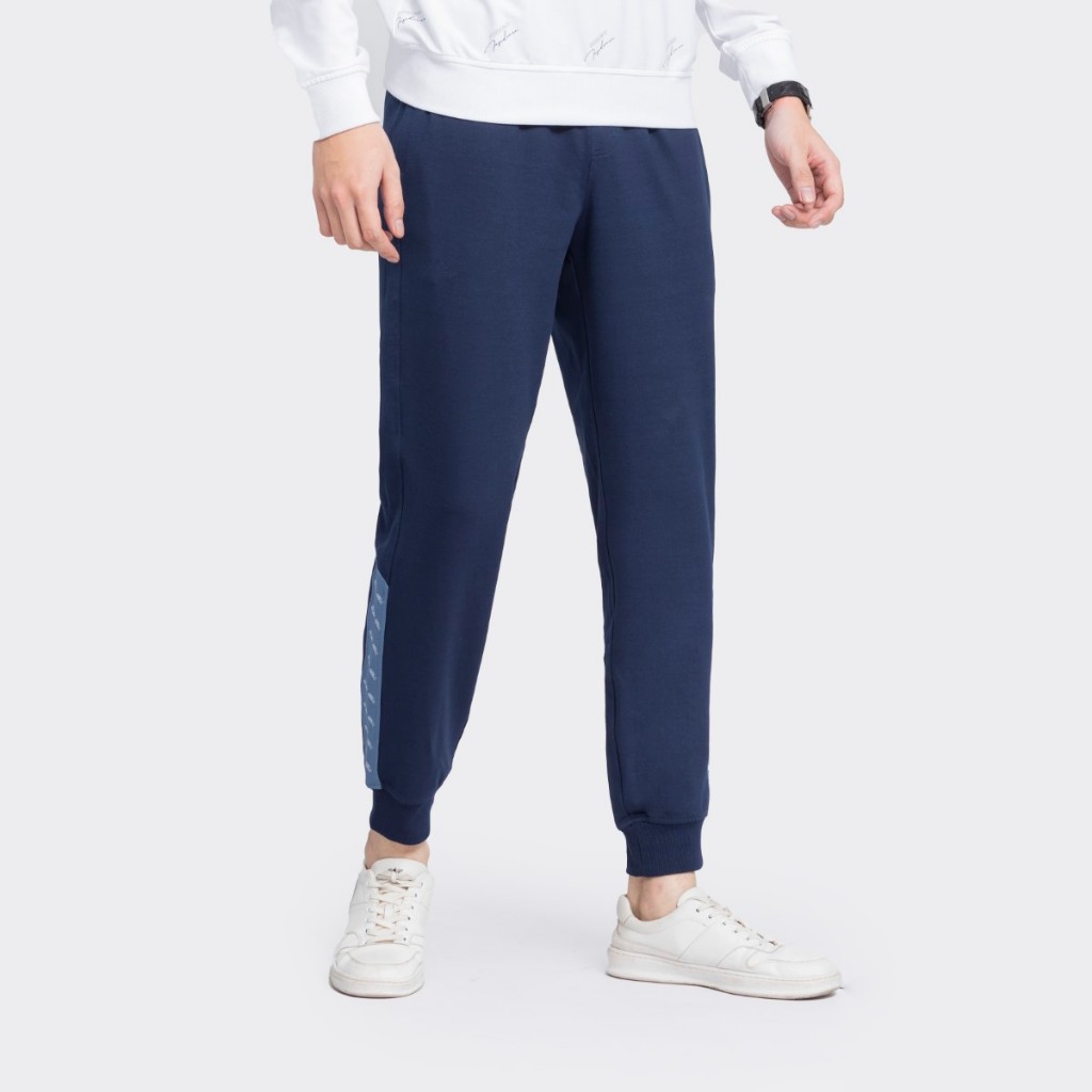 Quần thể thao nam Jogger INSIDEMEN thu đông thun dài ống bo co giãn cao cấp vận động thoải mái IPA009W3