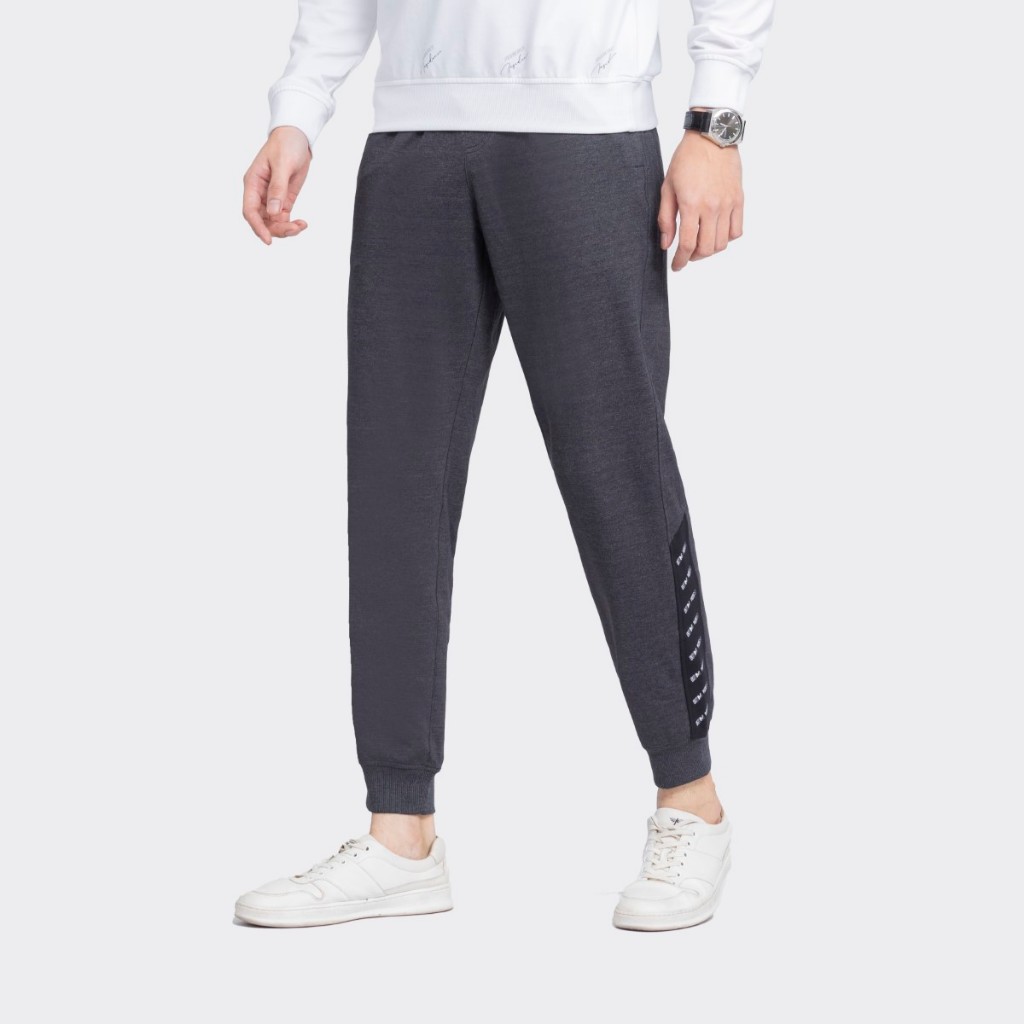 Quần thể thao nam Jogger INSIDEMEN thu đông thun dài ống bo co giãn cao cấp vận động thoải mái IPA009W3