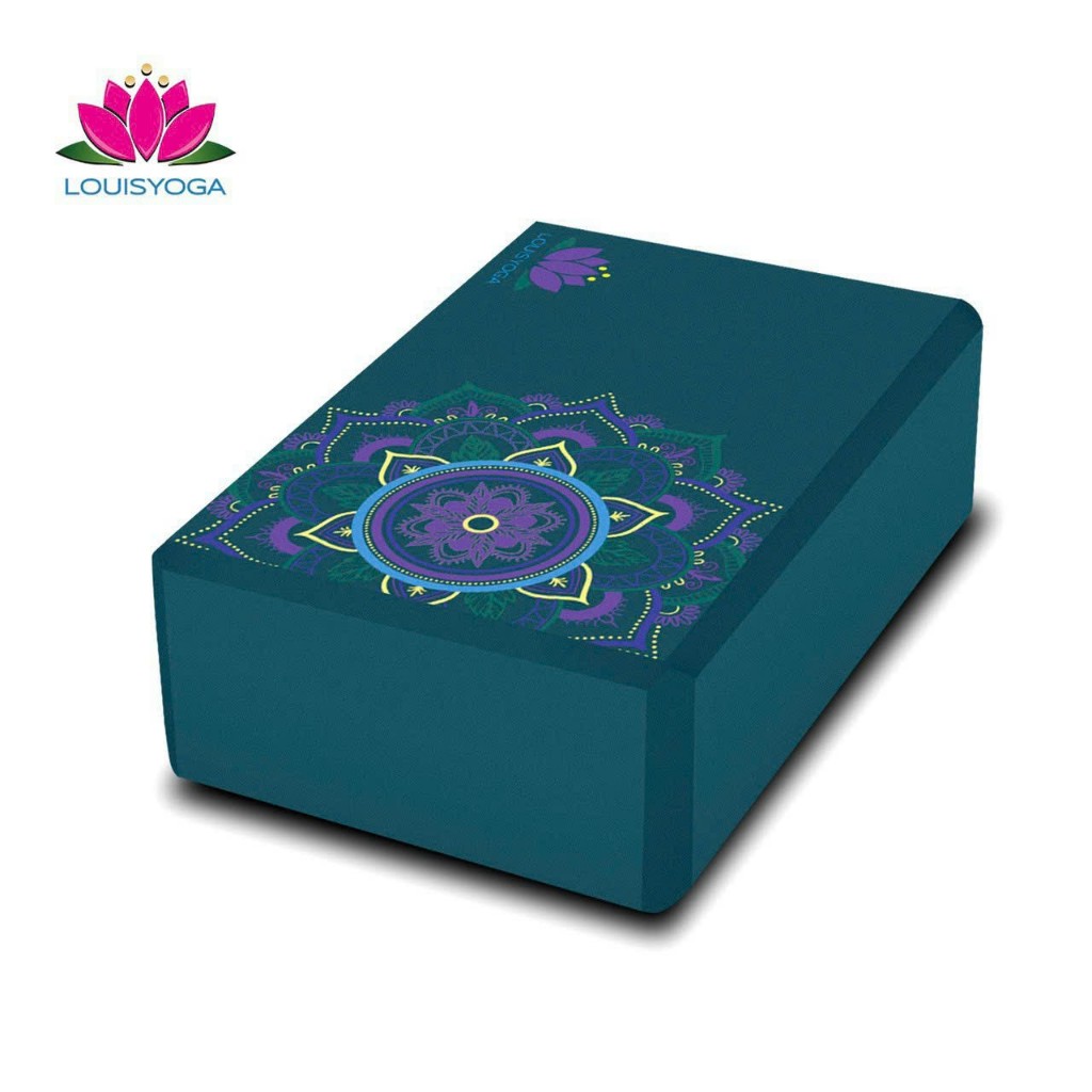 Gạch xốp hoa văn eva 7 màu louis hỗ trợ yoga - Yoga An Viên
