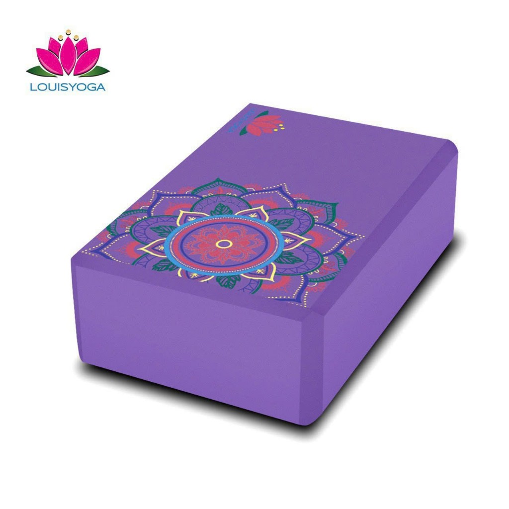 Gạch xốp hoa văn eva 7 màu louis hỗ trợ yoga - Yoga An Viên