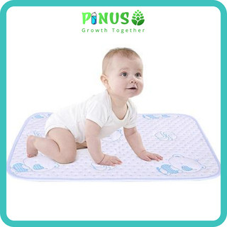 Lót chống thấm cho bé sơ sinh, Lót chống thấm 2 mặt bông 4 lớp KT 50 x 70 cm siêu mềm