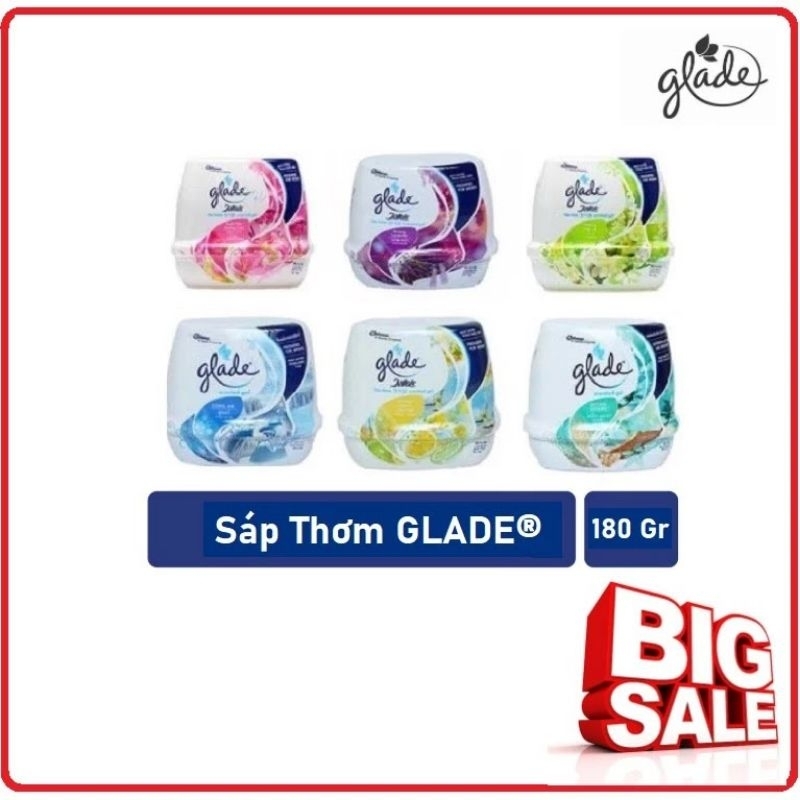 Sáp thơm glade khử mùi 180g