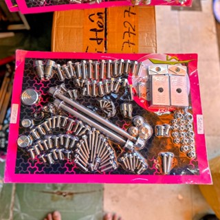  Trọn bộ ốc Salaya mẫu thái V2 Các dòng xe TiTanpro 