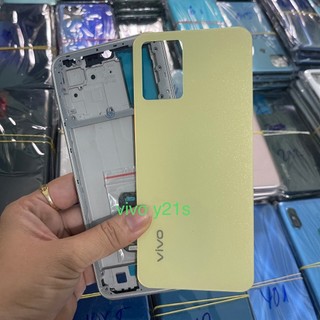 Bộ vỏ vivo Y21 / Y21S / Y33S (gồn sườn, maket,lưng ,nút tăng giảm có kính cam)