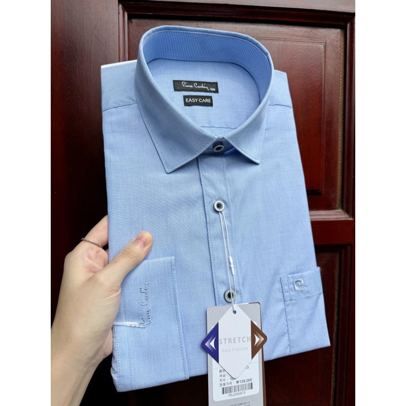Sơ mi dài tay nam Pier.re Car.din. 15 mẫu dáng slimfit