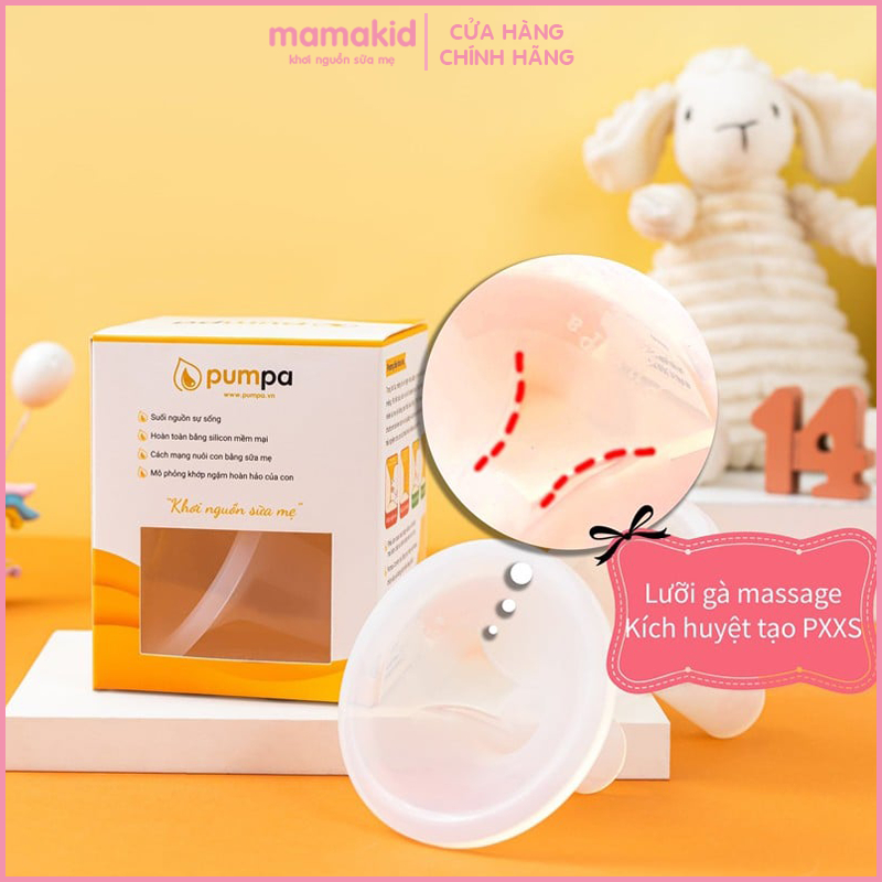 Phễu Hút Sữa Silicon Pumpa Comfort Dành Cho Máy Hút Sữa Medela/Fazt/Spectra/Rozabi/Avent/Cimilre/Con Cưng/Real Bube...