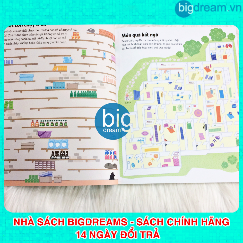 Sách - Mê Cung Phát Triển Tư Duy Tập 4 - Rèn luyện khả năng tập trung, phát triển thị giác và trí thông minh cho bé
