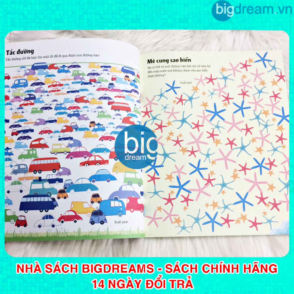 Sách - Mê Cung Phát Triển Tư Duy Tập 4 - Rèn luyện khả năng tập trung, phát triển thị giác và trí thông minh cho bé