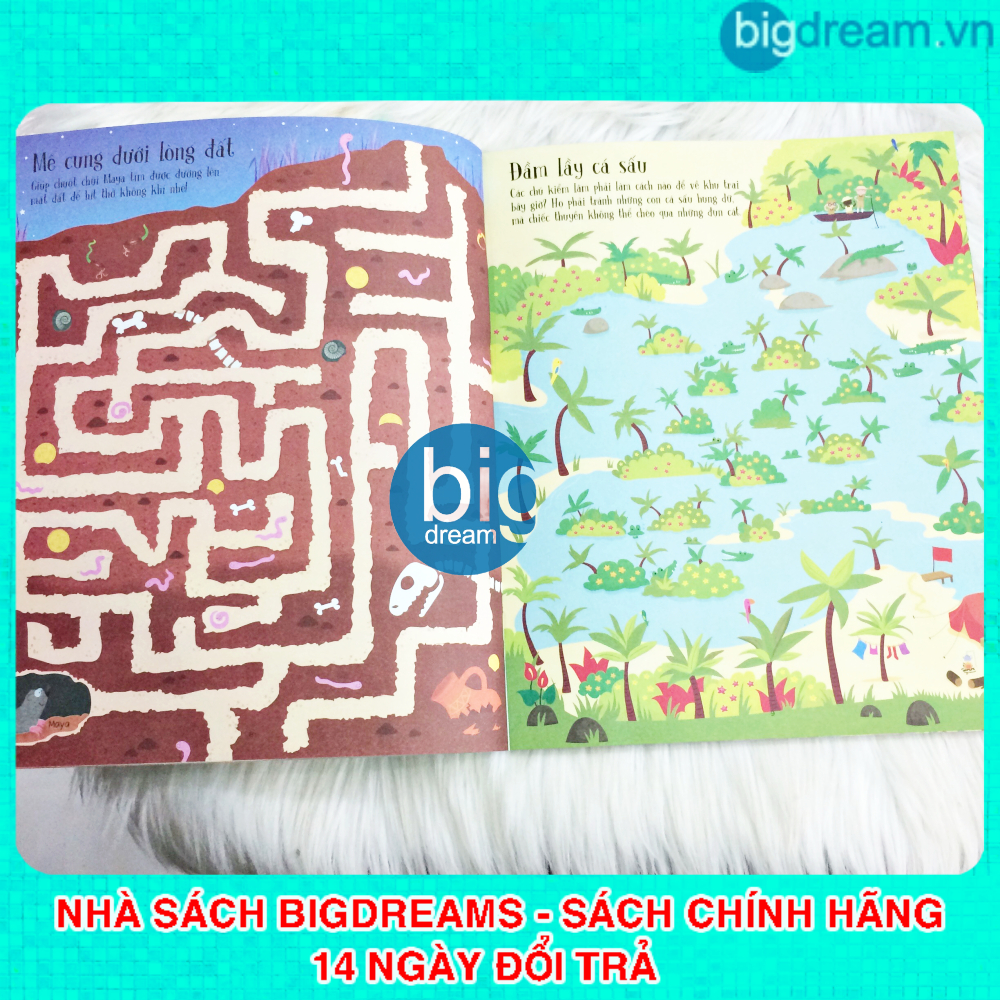 Sách - Mê Cung Phát Triển Tư Duy Tập 3 - Rèn luyện khả năng tập trung, phát triển thị giác và trí thông minh cho bé