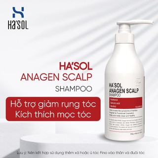 Dầu Gội Kích Mọc Tóc Nhanh Chóng, Giảm Rụng Tóc Cho Tóc Rụng, Mỏng Và Yếu Ha'sol Anagen Scalp Shampoo 500 g