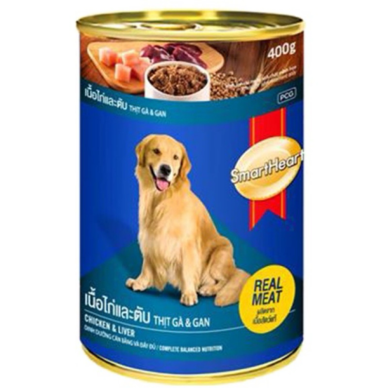 Pate Smartheart lon 400gr cho thú cưng