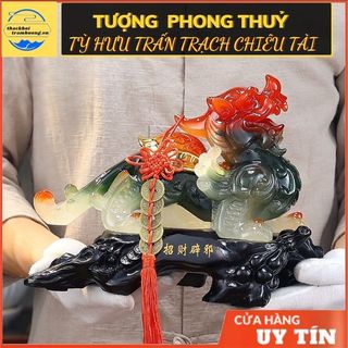 Tượng Tỳ Hưu trấn trạch chiêu tài, tượng phong thuỷ dùng làm quà tặng tân gia, tặng khai trương hoặc decor trang trí
