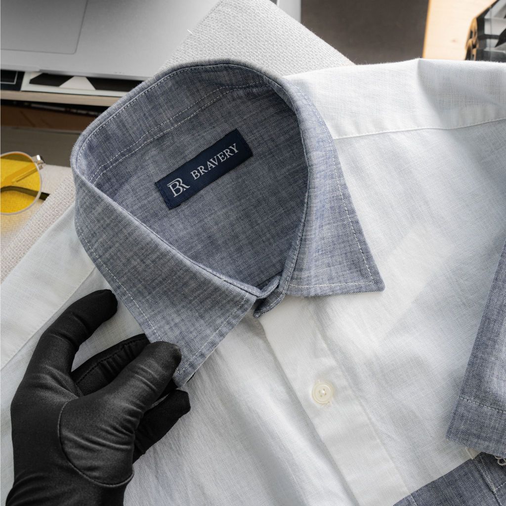 Áo sơ mi linen ROZILEN SỌC tay ngắn mềm mịn thoáng mát, form regular - Bravery