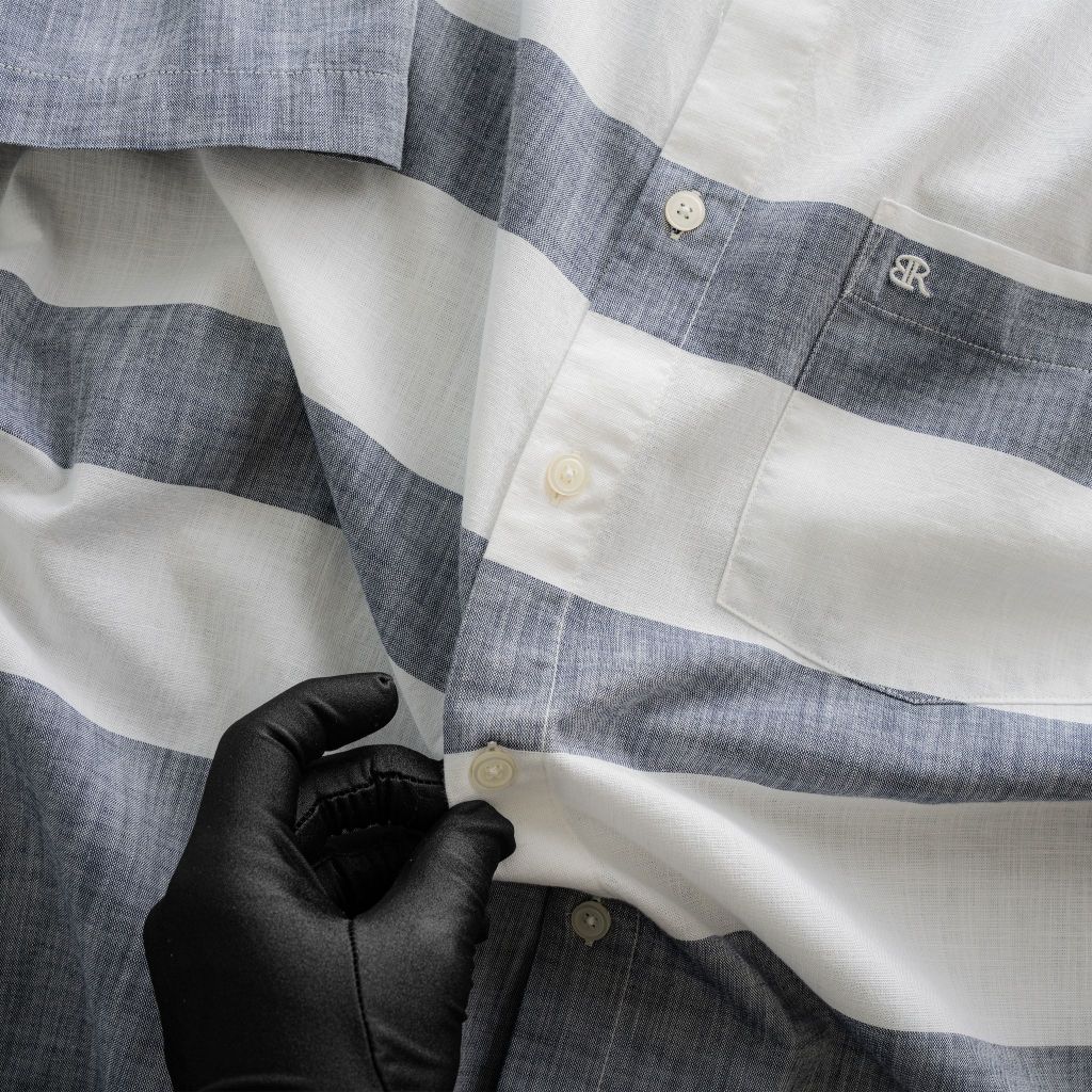 Áo sơ mi linen ROZILEN SỌC tay ngắn mềm mịn thoáng mát, form regular - Bravery