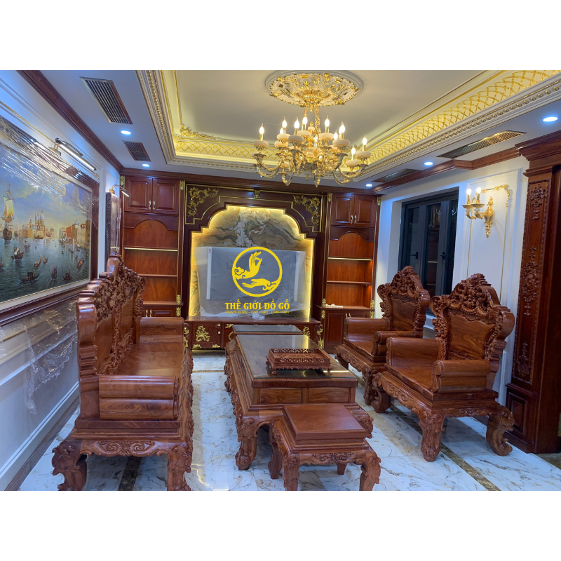 Bộ Louis Hoàng Gia Chân 14 Mặt Tràn 5 Phân