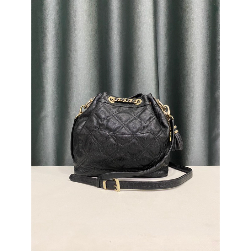 Túi si hiệu METROCITY của Ý dáng bucket da cartier thật