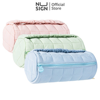 Túi hộp đựng bút đồ dùng cá nhân bằng vải Cotton xinh xắn Deli cho học sinh - Hồng/Xanh Dương/Xanh Lá - 67065
