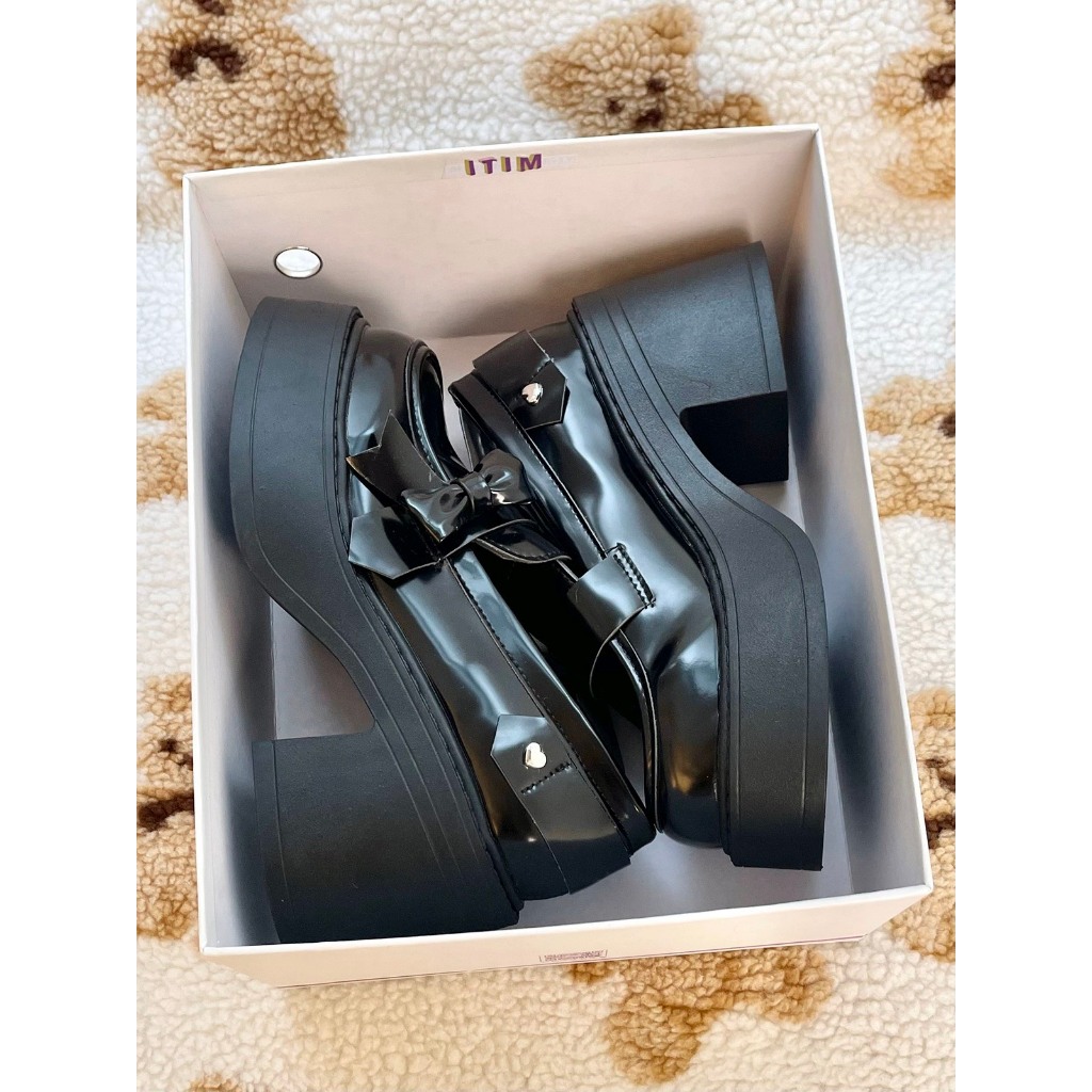 Giày Mary Jane phối nơ xinh xắn mã 520