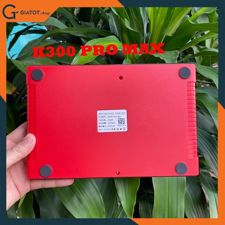 Combo sound card âm thanh K300 Pro Max kèm míc thu âm woaichang BM900