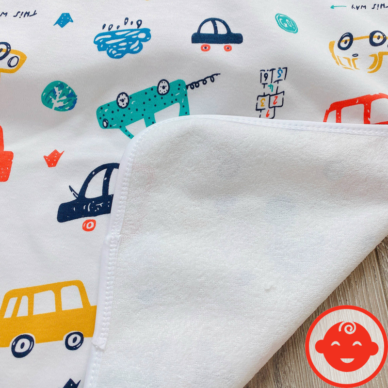 Lót chống thấm HỌA TIẾT CAO CẤP cho bé 70x50cm L04