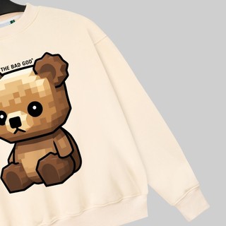 Áo sweater The Bad God Pixel Bear