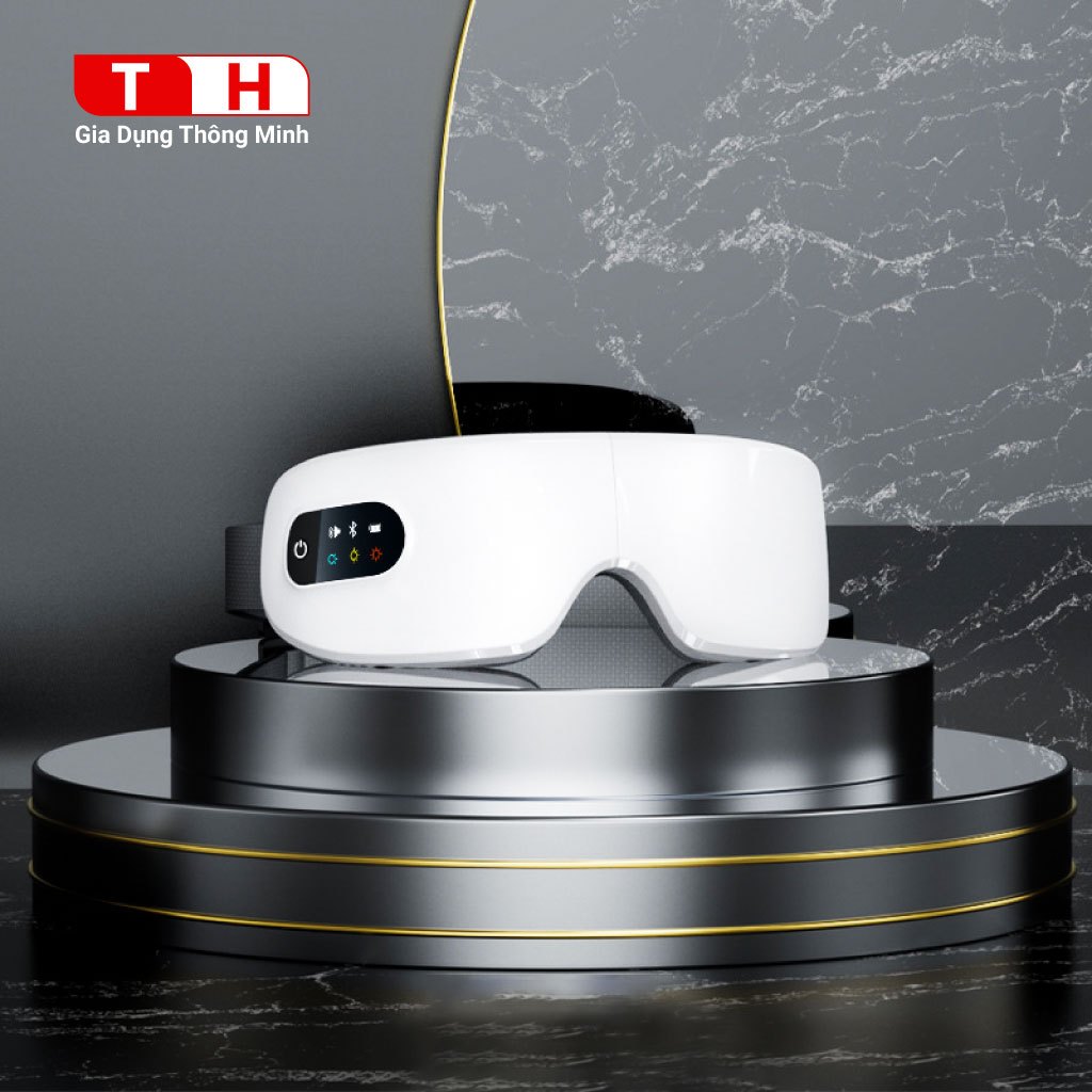 Máy Massage Mắt 4 Chế Độ Massage Kết Hợp Chế Độ Rung Kết Nối Bluetooth Nghe Nhạc Làm Giảm Mỏi Mắt và Lưu Thông Máu
