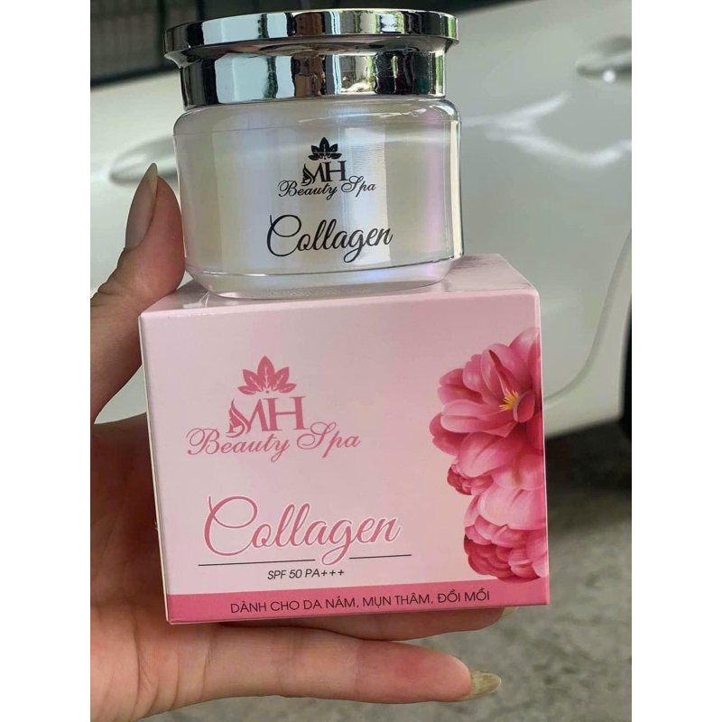 Kem Dưỡng Da Collagen MH Beauty Spa Giảm Nám, Mụn Thâm Giúp Da Trắng Hồng da