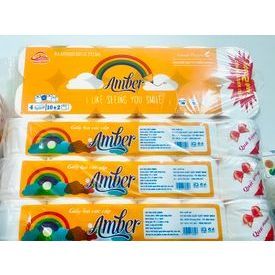 Giấy vệ sinh Amber cao cấp hương quế 12 cuộn 4 lớp