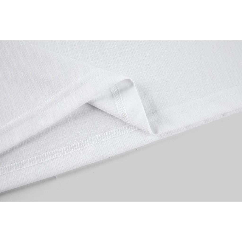 HLA - Áo POLO nam ngắn tay mềm mịn thoáng mát đàn hồi Elastic soft comfortable solid white Polo shirt